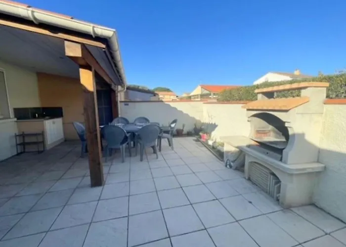 Charmante Maison Climatisee Avec Terrasse, Parking Prive A 600m De La Plage, Pour 6 Personnes - Fr-1-529-46 Vakantiehuis Le Barcarès
